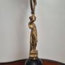 Art Deco/Empire-style figural bronze table vanity mirror Image 6