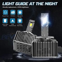 D1S D3S LED Headlights Canbus 60000LM D4S D5S D2S D8S Auto Bulbs Two-sided 120W D1R D2R D3R D4R Car Lamp Xenon HID