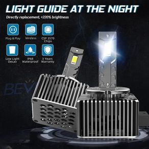 D1S D3S LED Headlights Canbus 60000LM D4S D5S D2S D8S Auto Bulbs Two-sided 120W D1R D2R D3R D4R Car Lamp Xenon HID