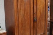 Classic Victorian Mahogany Double Wardrobe