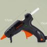 Hot Glue Gun, Fireproof Mini Hot Glue Gun kit with 60pcs Glue Gun Sticks, Fast Heating Small Glue Gun, Anti-Drip Glue Gun for Kids DIY School Craft Projects and Quick Home Repairs, 20W (FREE POSTAGE) Image 4