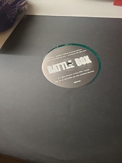 fontaines DC x massive attack x young fathers red sleeve green vinyl