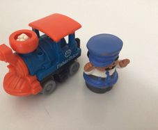 Fisher Price Small Train platform Gaurd figure