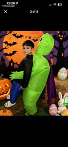 Inflatable alien costume 120-140cm