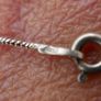 Vintage 925 Sterling Silver Pendant With Chain 5.1g L10,5" Image 7
