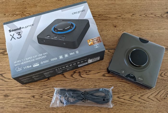 Creative Sound Blaster X3 (USB DAC & Amp Sound Card)