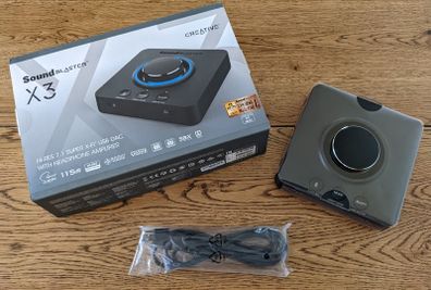 Creative Sound Blaster X3 (USB DAC & Amp Sound Card)