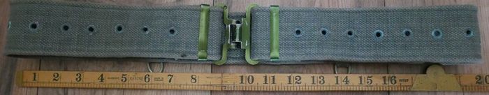 BRITISH ARMY 58 Patt WEBBING Belt Genuine Para SAS VIntage Canvas Falklands