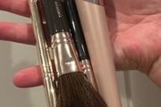Makeup brushes including Fenty