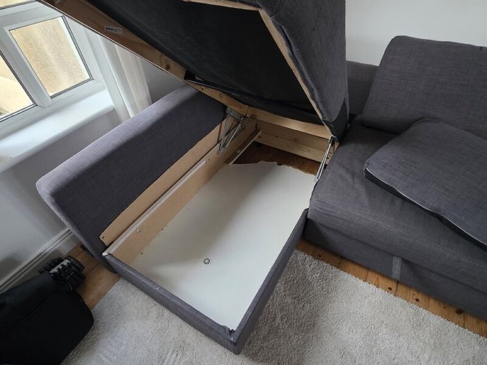 Corner Sofa-Bed with storage