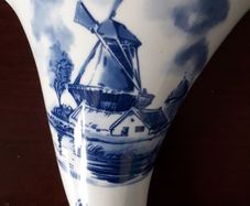Vintage - Delft Blue - Wall Pocket