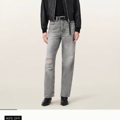 Allsaints Women jeans grey size 10