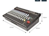 Compact Power Mixer CSP-714 powered mixer 700W
