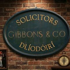Large Vintage Solicitors Sign