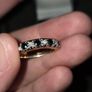 9ct Gold Sapphire and Diamond Ring Image 4