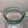 Vintage Very Large Italian Clear Glass Pumpkin Shaped Apothecary Jar c1950 Image 3