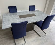 Marble Dining Table & Chairs