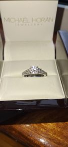 Solitaire engagement ring