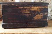 Small Antique Wooden Trunk