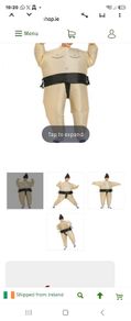 inflatable Sumo wrestler costume