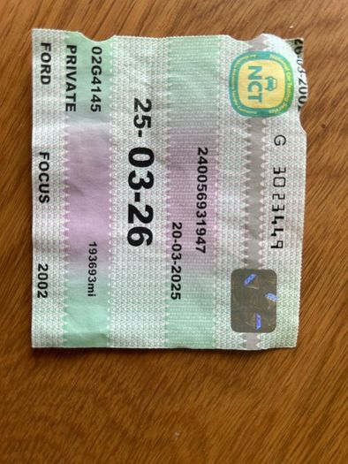 2002 Ford Focus 1.6 petrol