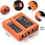Network Cable Tester, Preciva Ethernet Cable Test Tool, Lan RJ45 RJ11 Cable Tester, cat5 cat5e cat6a, USB Chargable Wire (FREE POSTAGE) Image 3