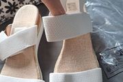 women white wedge shein size 5