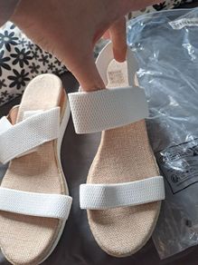 women white wedge shein size 5