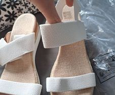 women white wedge shein size 5