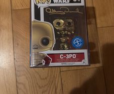 Signed C-3PO Pop figure