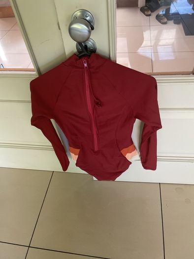 Womens Golden Daze Back Zip Surf Suit