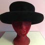 Vintage WHITELEY Classic Brimmed Felt HAT  with free Hat Pin Image 3