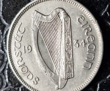 Ireland 1934   6d  Six Pence coin