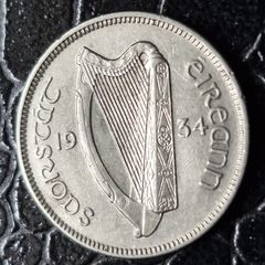 Ireland 1934   6d  Six Pence coin