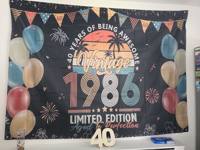 1986 Birthday Banner