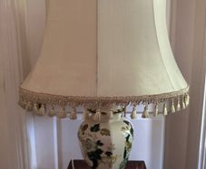 Vintage Mason's Ironstone "Chartreuse" Table Lamp with Original Tag (72cm)