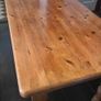 Solid Pine Farmhouse Dining Table Image 4