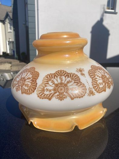 Vintage milk glass light shade free postage