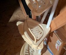 Shower storage baskets