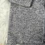 Toast Wool Cotton Coat Size 16 Blue Grey Marl Long Jacket Utility Pockets -Snaps Image 4