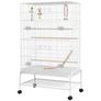 Bird Cage with Stand White Image 7