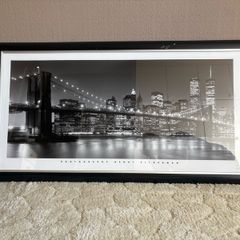 Henri Silberman New York Brooklyn Bridge Framed Print