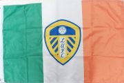 Leeds United Irish Flag 5ft x 3ft.