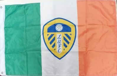 Leeds United Irish Flag 3ft x 2ft.