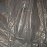 Topman Premium Men's Real Leather Biker Jacket Buffalo Leather Black Image 5