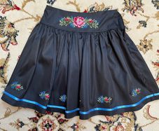 Girls skirt Ukrainian vishyvanka 7-10yo cross stitch embroidery
