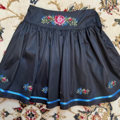 Girls skirt Ukrainian vishyvanka 7-10yo cross stitch embroidery