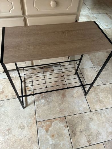 shelves side table