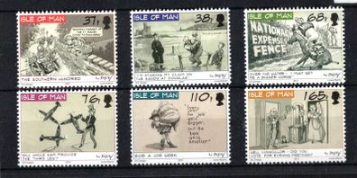 2011 Isle of Man Cartoons by Dusty Miller Commemorative Stamps Mint Never Hinged (MNH)