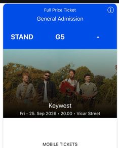 2 tickets to Keywest